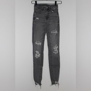 american eagle super high rise jeggings
